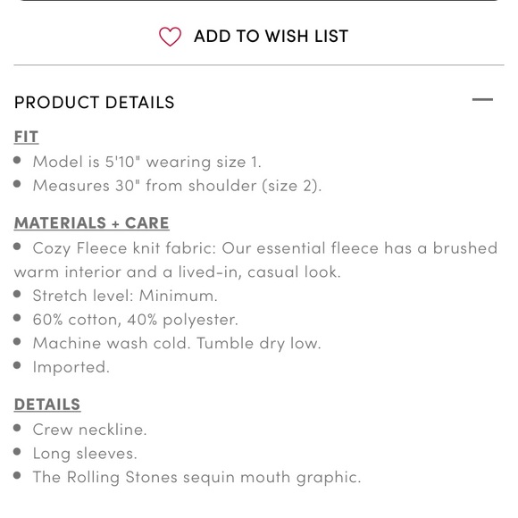 Torrid Rolling Stones Embellished Sweatshirt Size 3 - Picture 3 of 5